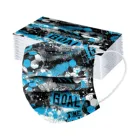 50 шт., одноразовые маски для лица с принтом футбольных мячей