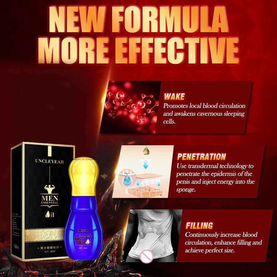 Утолщение мужского пениса 30 мл большой член жидкий для эрекции улучшение