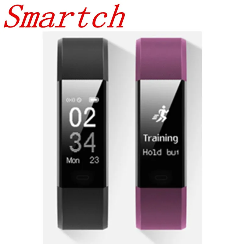 Smartch оригинальный ID115HR плюс пульсометр Смарт-часы ID115 HR Bluetooth напоминание о
