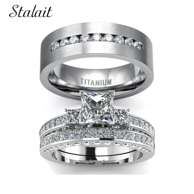 Обувь с украшением в виде кристаллов Нержавеющая сталь Матовый обручальное