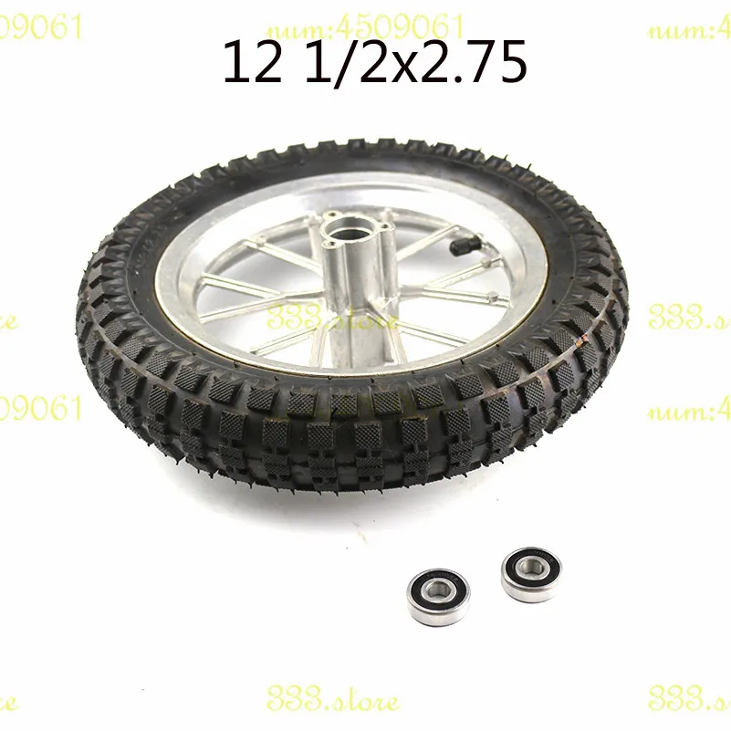 Передние и задние колеса 12 1/2x2 75 шины в сборе 1/2X2.75 для бритвы Dirt Rocket MX350 MX400 мини