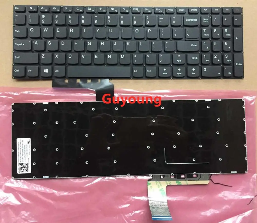 Английская черная клавиатура для ноутбука Lenovo ideapad 110-15 110-15ACL 110-15AST 110-15IBR |