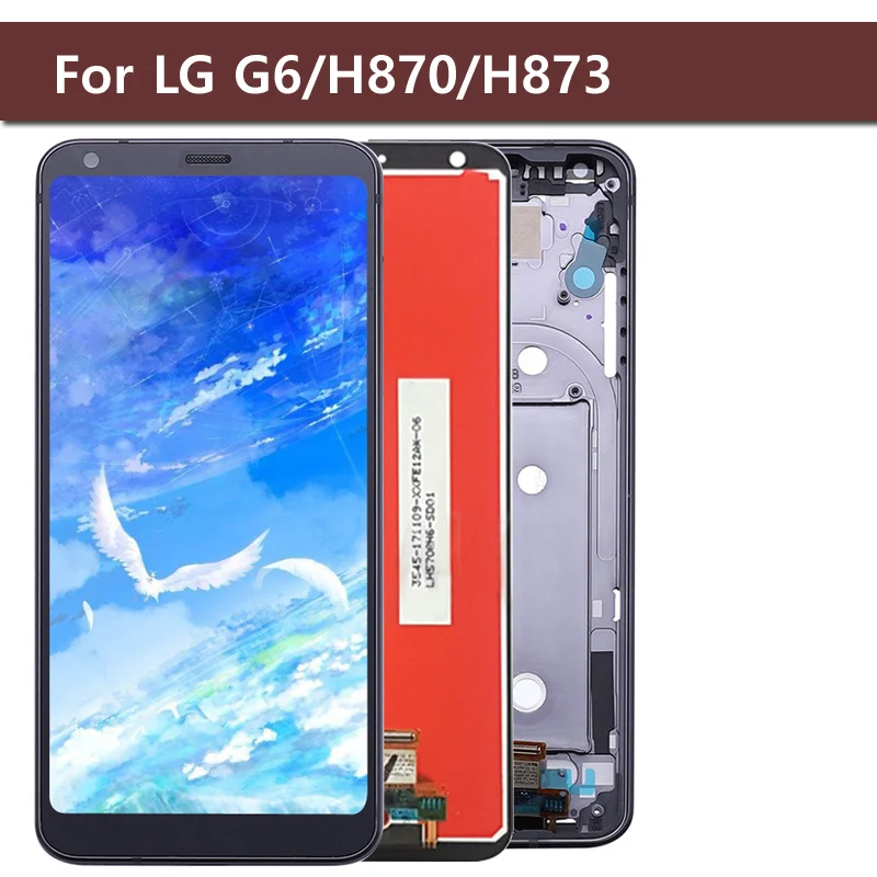 Оригинальный ЖК-экран 5 7 дюйма для LG G6 VS998 US997 ЖК-дисплей цифровой преобразователь