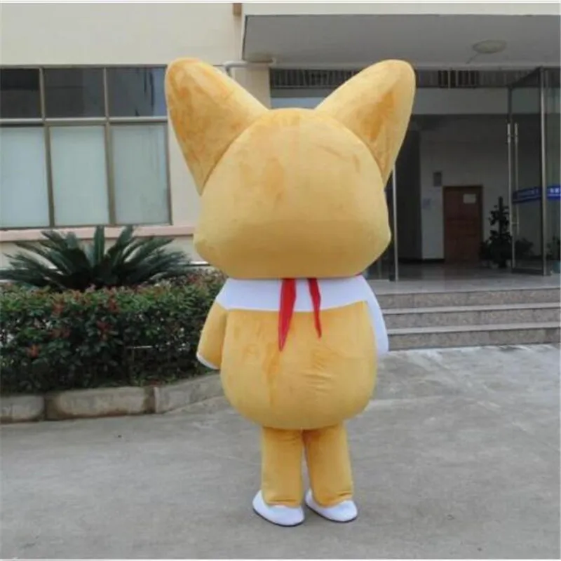 Милый костюм талисмана собаки хаски пушистый для взрослых на день рождения