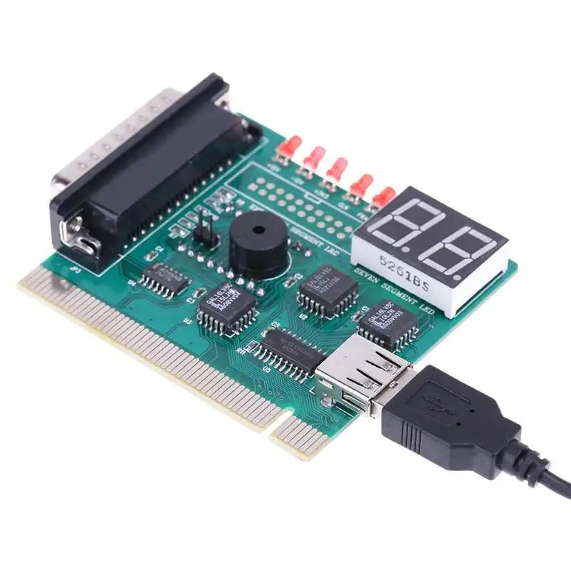 

1pcs Post cards USB PCI PC Motherboard Diagnostic Analyzer POST Card for Laptop PC notebook test