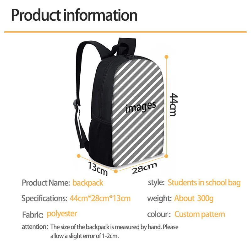 Waterproof Children School Bags Cartoon Bulldog Printing School Backpacks Kids Large Capacity School Bags Mochilas Escolares