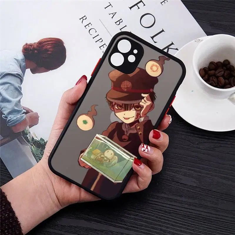 

Anime Toilet Bound Hanako Kun Phone Cases matte transparent For iphone 7 8 11 12 plus mini x xs xr pro max cover