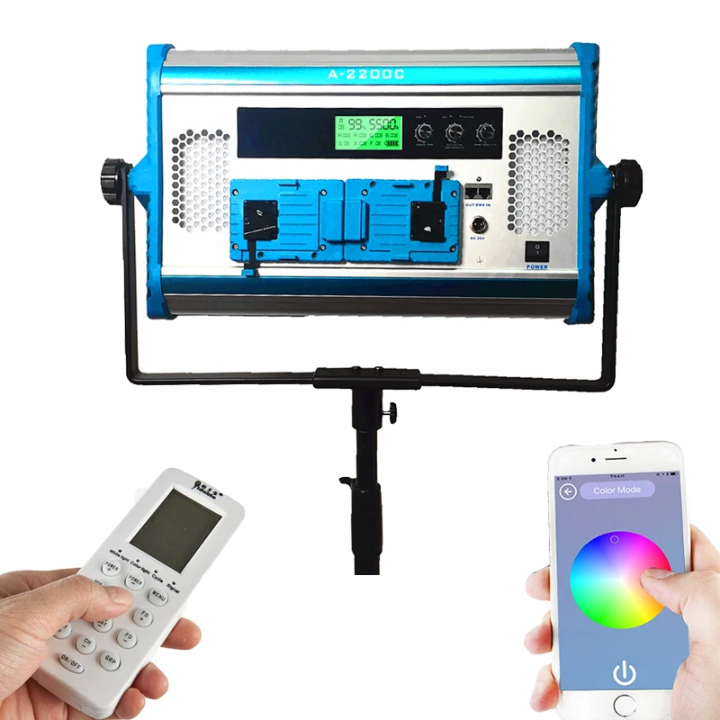 Pro APP control RGB светодиодный светильник фотографии непрерывный освещение dmx