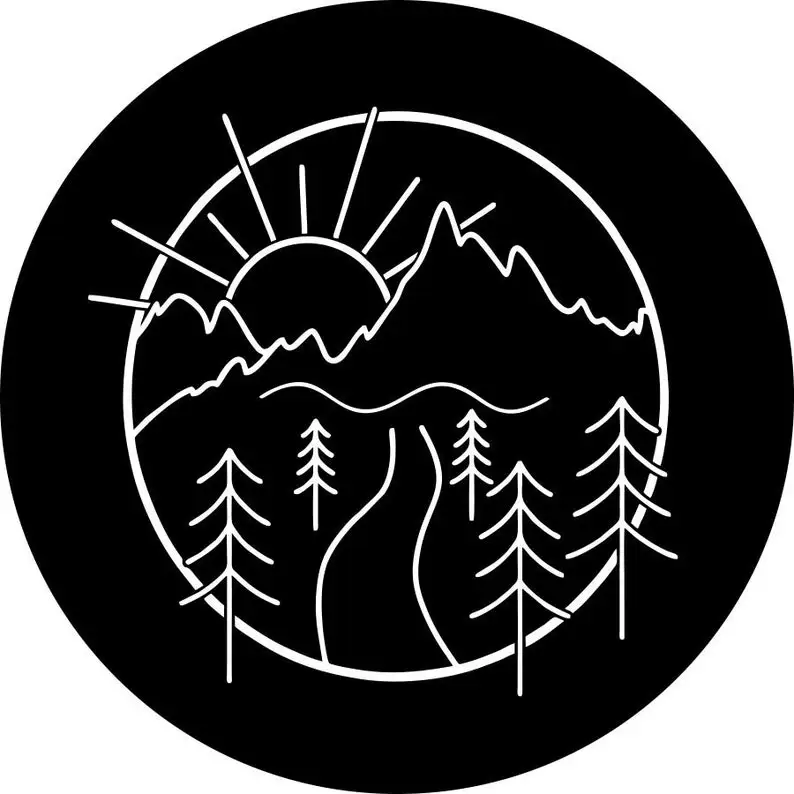 

A Walk in the Woods (ANY COLOR) Spare Tire Cover for any Vehicle, Make, Model and Size - Jeep, RV, Travel Trailer, Camper & more