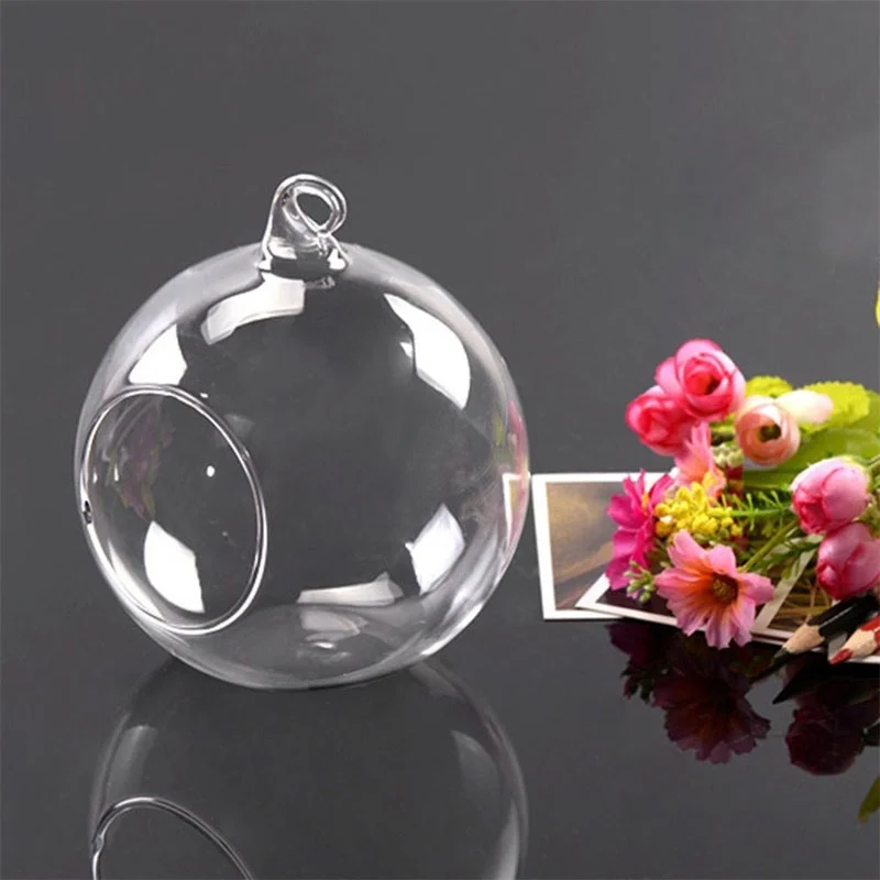 2017 Creative Hanging Glass Ball Vase Flower Plant Pot Terrarium Container Home Office Decor ds99 | Дом и сад