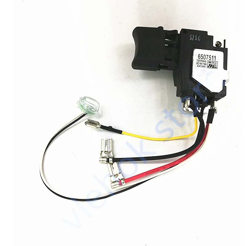 Переключатель 650751 1 для Makita 6507511 650751E1 TD152D DTD152 DTD152Z DTD152RME DTD152RFE аксессуары