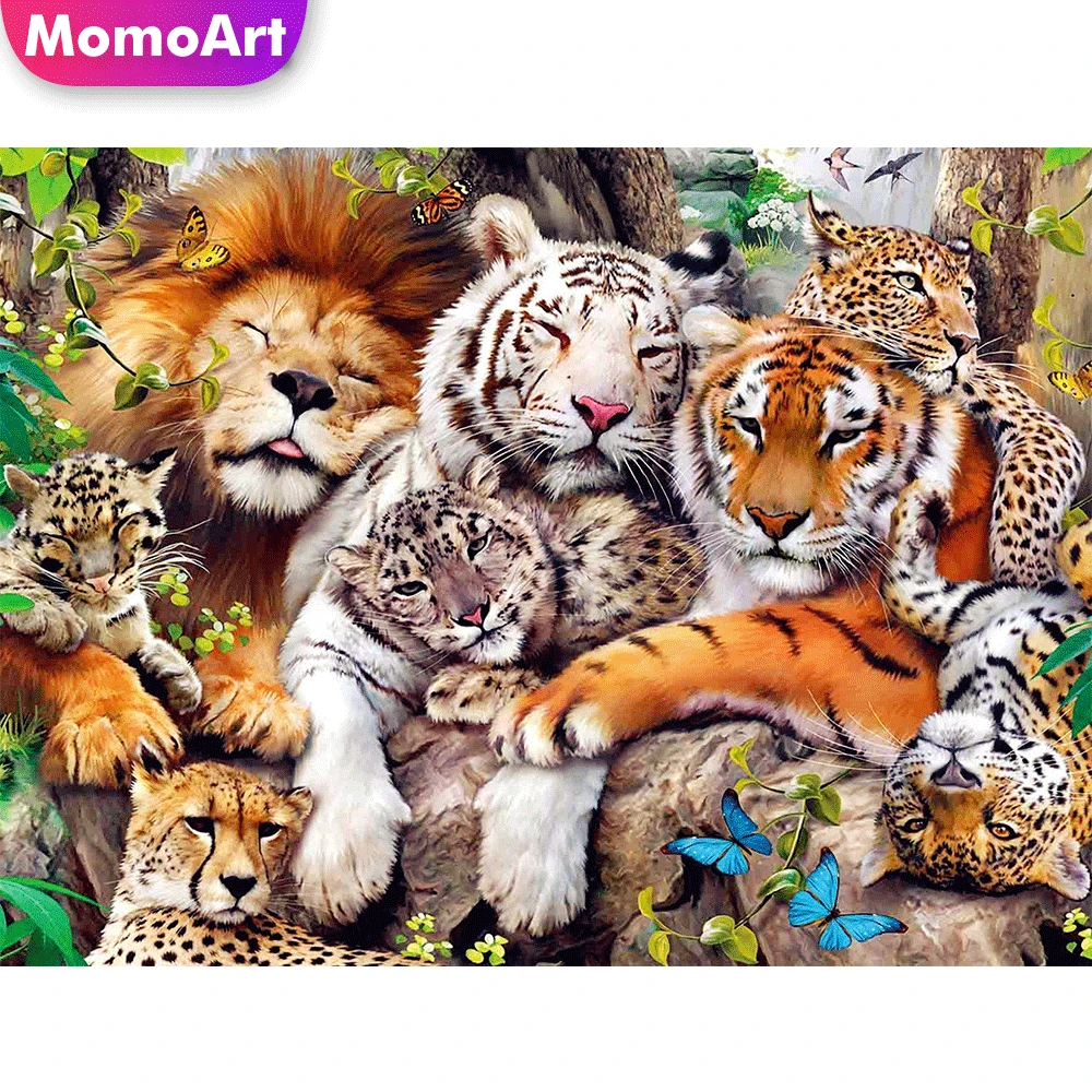 

Momoart Алмазная вышивка львы картина стразы Алмазная картина животные вышивка крестиком алмазная мозаика подарок ручной работы