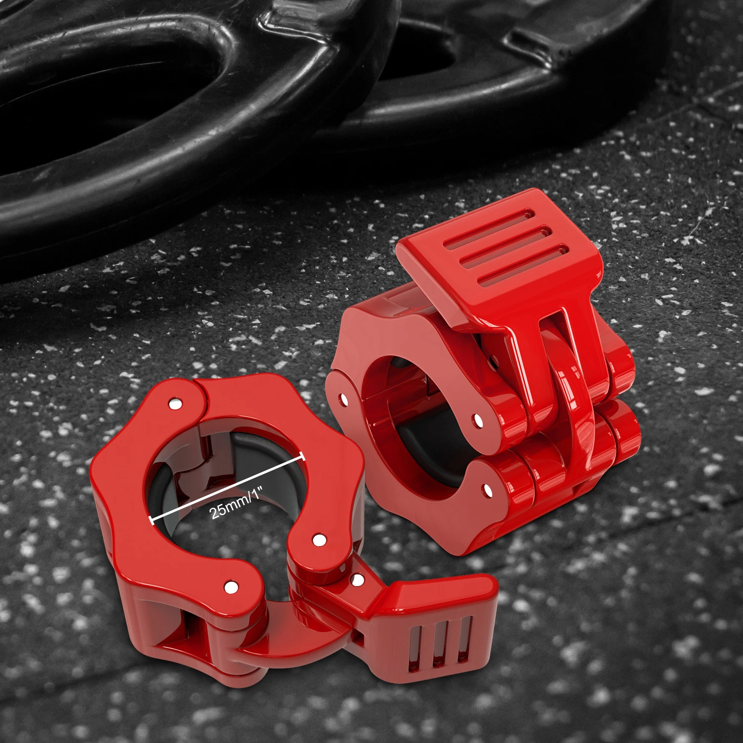 1 пара зажимы для гантелей 25 мм|Тяжелая атлетика| |