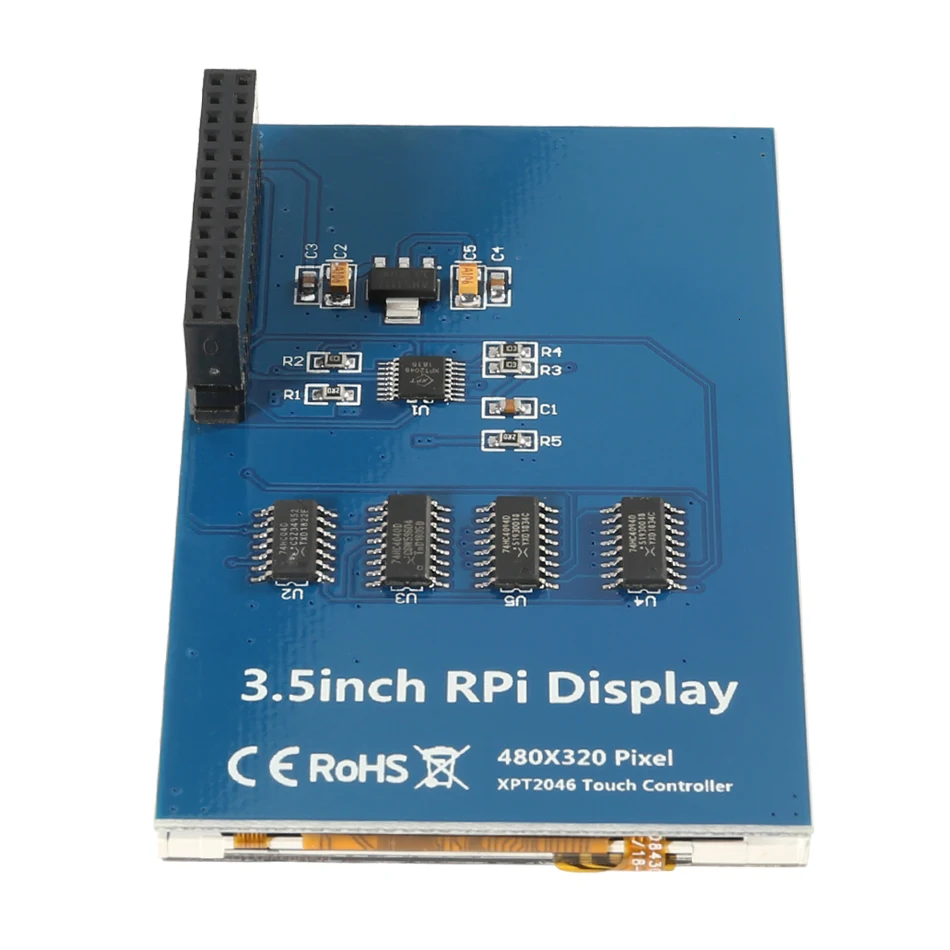 Сенсорный ЖК-экран с ручкой 3 5 дюйма Raspberry Pi 4 B /3 Модель | Компьютеры и офис