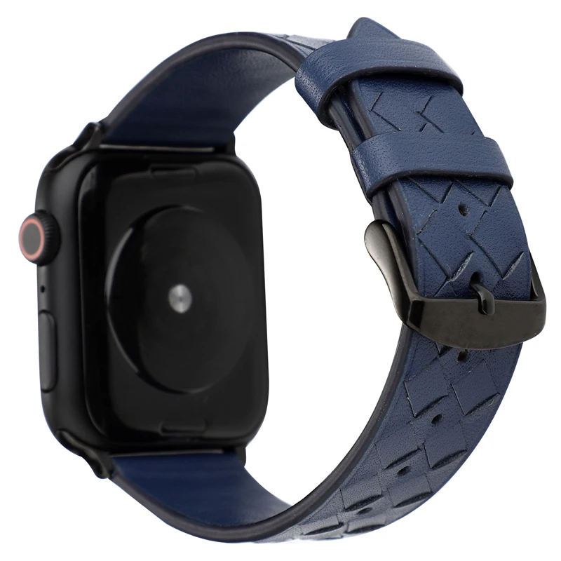 Ремешок для Apple watch 44 мм 40 мм 42 мм 38 мм corra iwatch 4 5 3 2 высококачественный кожаный браслет аксессуары для Apple watch 4 5