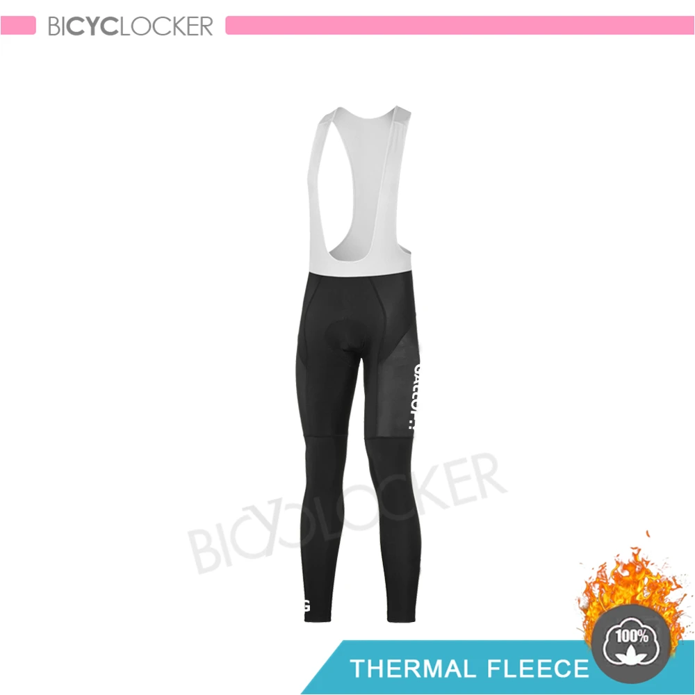 Bib Long Pants Зимняя одежда для велоспорта куртка с длинными рукавами для шоссейного велосипеда Женская велосипедная одежда профессиональная команда Теплая Флисовая майка комплект теплый MTB - Цвет: Bib Long Pants