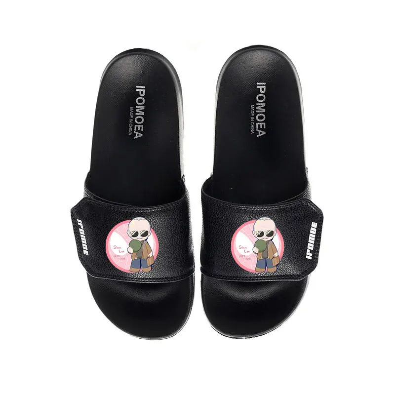 

Man Venom Slippers Fashion Buckle Flip Flop Men's Antiskid Soft Bottom Lazy Half Drag New Simple Sandals Beach Slipper