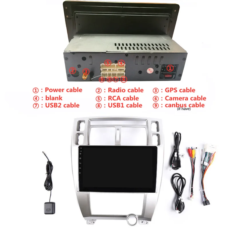 

6G RAM 2 din android 10 car radio auto stereo for Hyundai Tucson 2006 2007 2008 2009 2010 navigation GPS DVD Multimedia Player