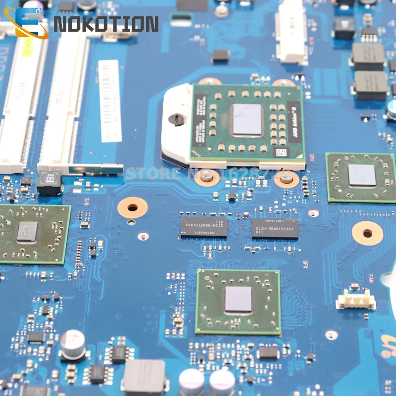 Billig NOKOTION BA92-06827A BA92-06827B BA41-01360A Für Samsung NP-R525 R525 Laptop Motherboard DDR3 ATI GPU Kostenloser CPU