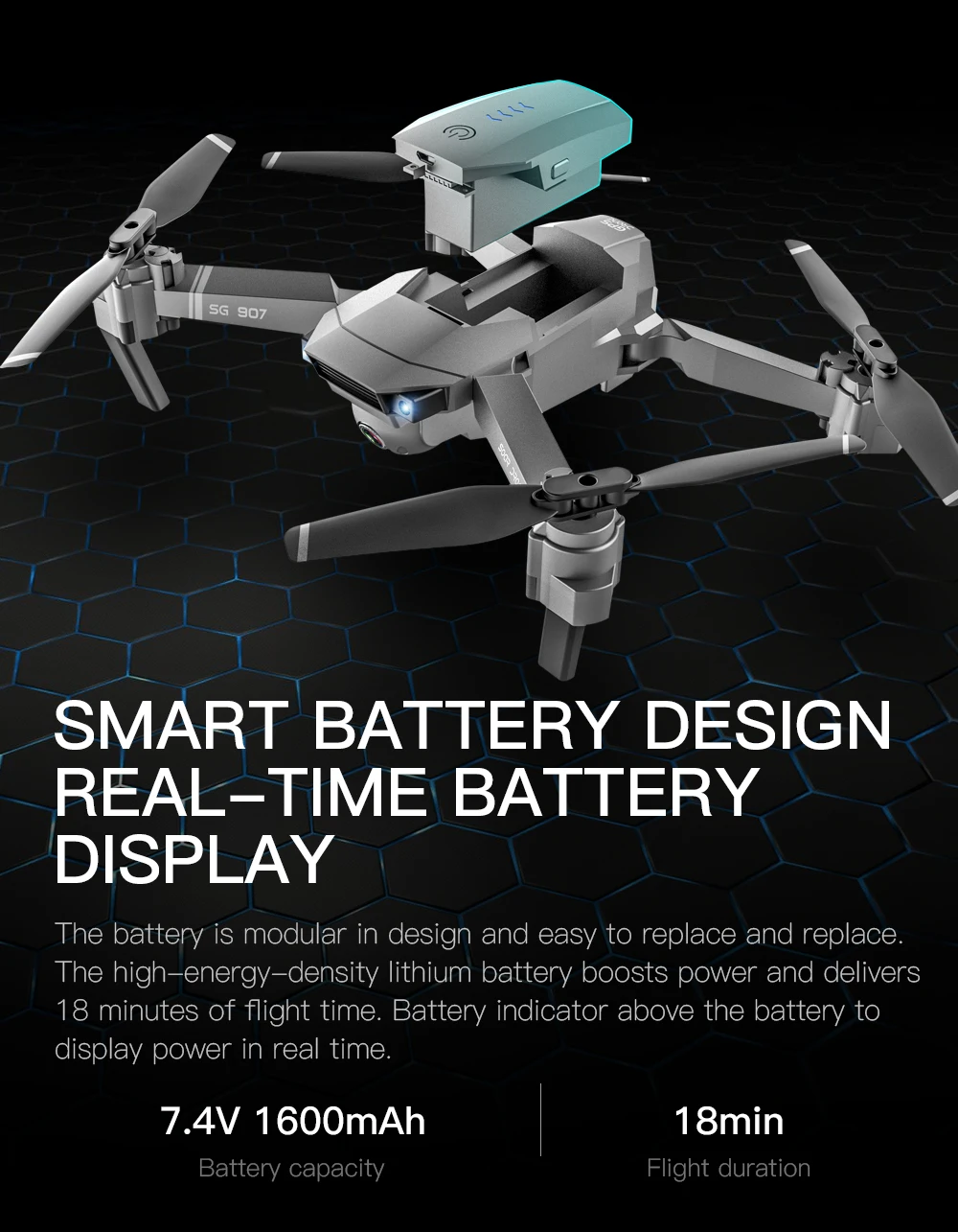 SG907 GPS Drone 4K селфи профессиональные беспилотники с и камерой Wi Fi Gimbal Smart Follow quadcopter