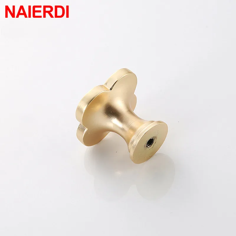 NAIERDI цинковый сплав скоб Shell Nordic пастырской золотая для шкафа Ручки Ванная Кухня