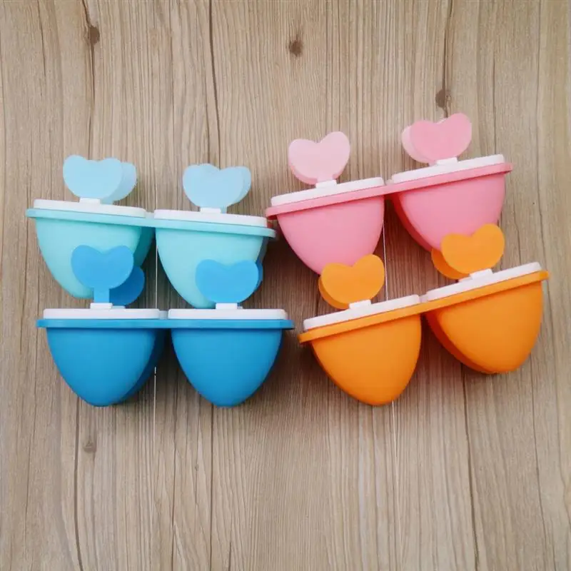 Форма для мороженого 4 вместимости форма приготовления в форме сердца домашнего