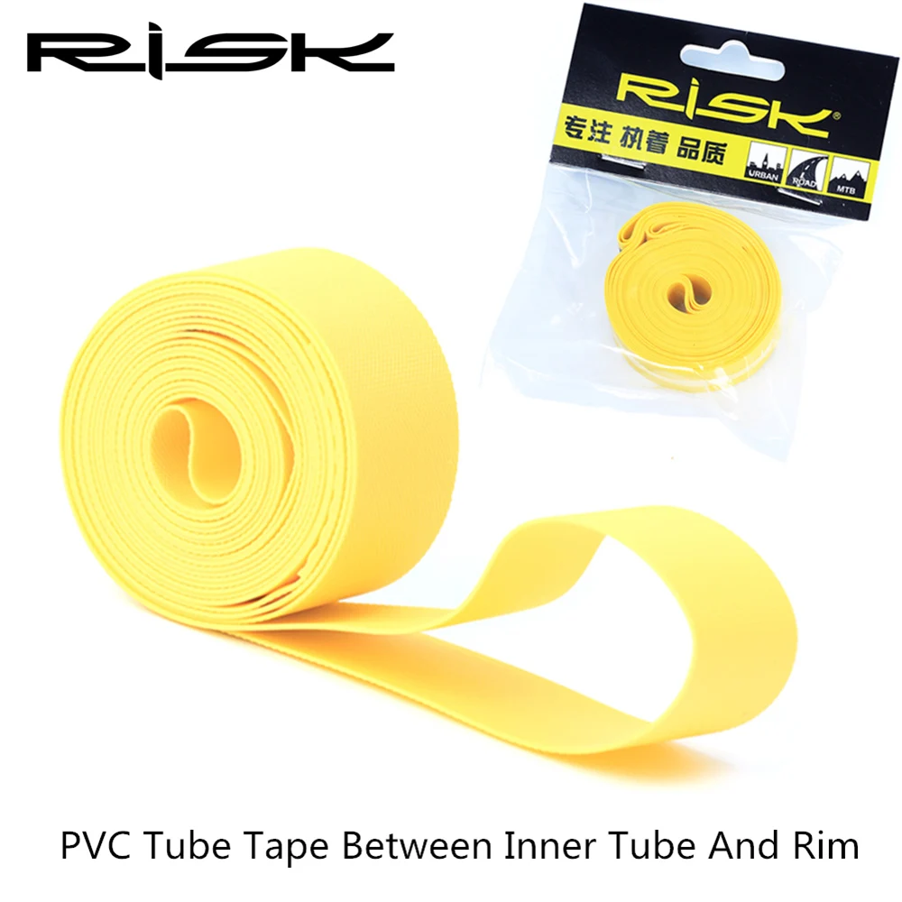 

RISK 2pcs Bicycle Tire Liner Bike PVC Puncture Proof Belt Protection Pad Nylon Anti-Puncture Tyre Protector Tape MTB Road Bike