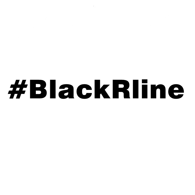 

30514# Car Sticker #BlackRline Vinyl Decal Waterproof Auto Decor on Truck Bumper Rear Window
