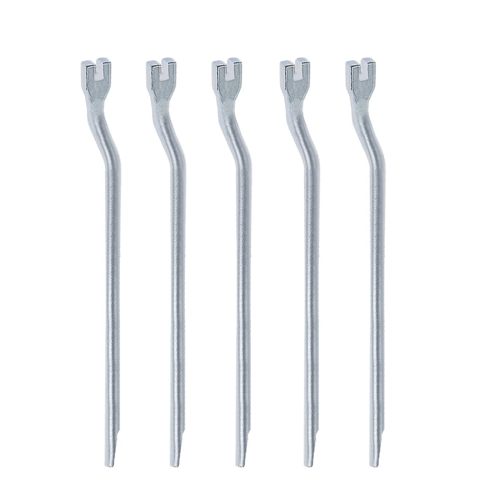 

5 Pack Piano Tuning Wrench Repairing Maintence Tool Tool Silver DIY Accessory