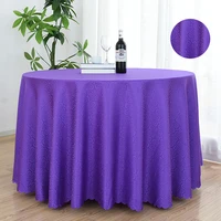 10pcs propitious clouds jacquard polyester tablecloth round party banquet wedding table cloth hotel table cover