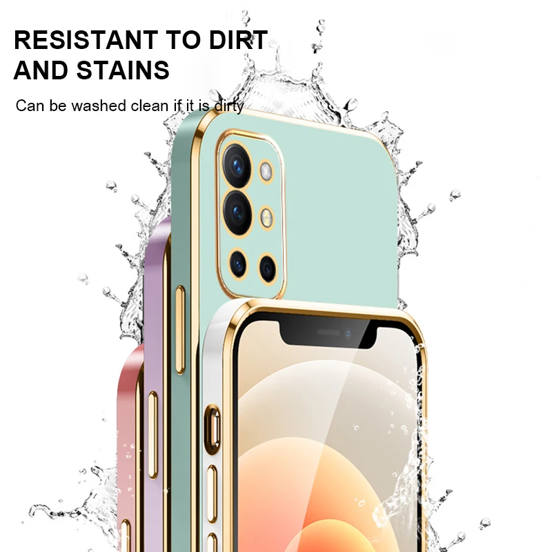 lovecom luxury plating square frame case for oneplus 10 pro 9 pro 9r t soft bumper shockproof phone case for one plus 8t cover free global shipping