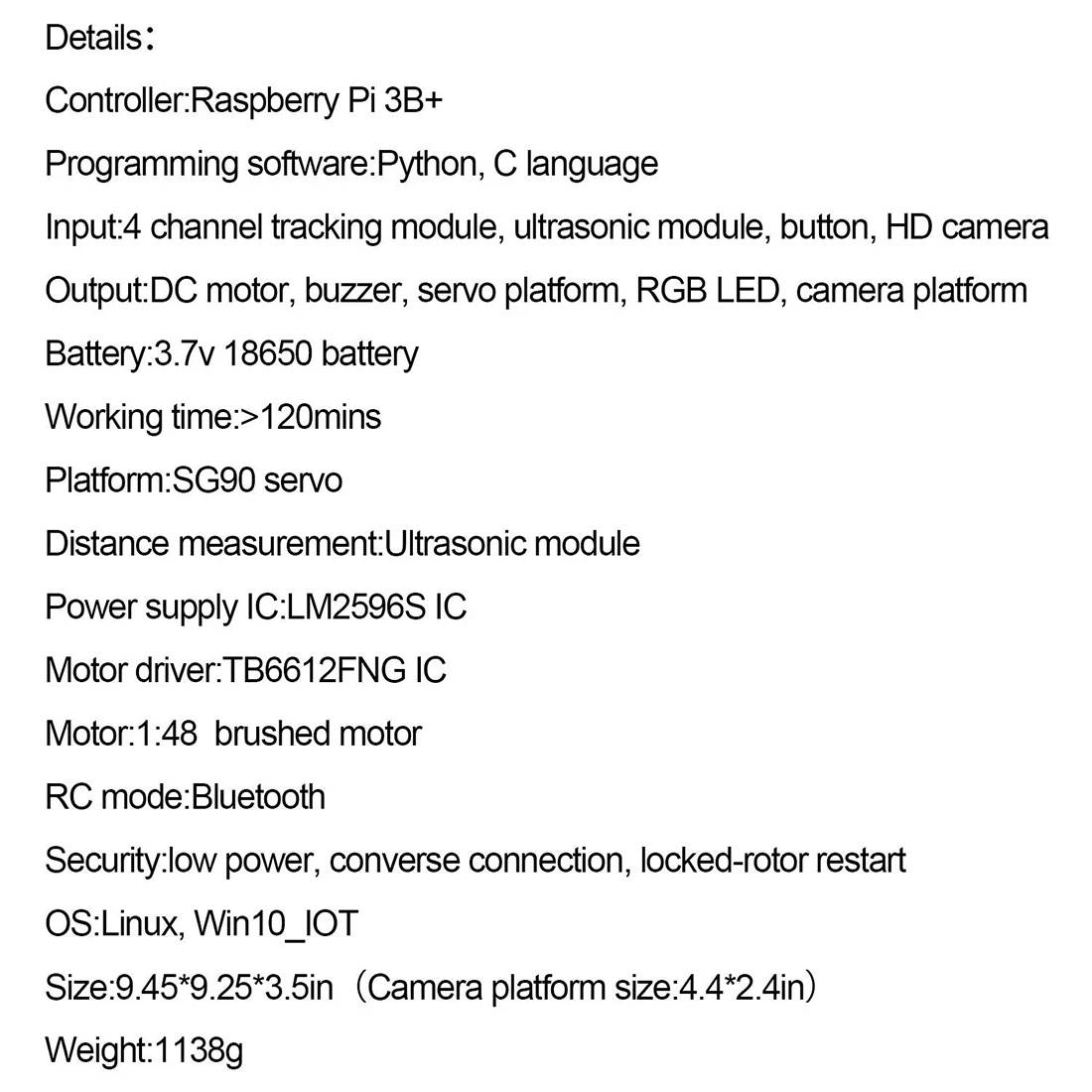 Профессиональный умный Роботизированный комплект Raspberry Pi Tank с Wi-Fi беспроводная