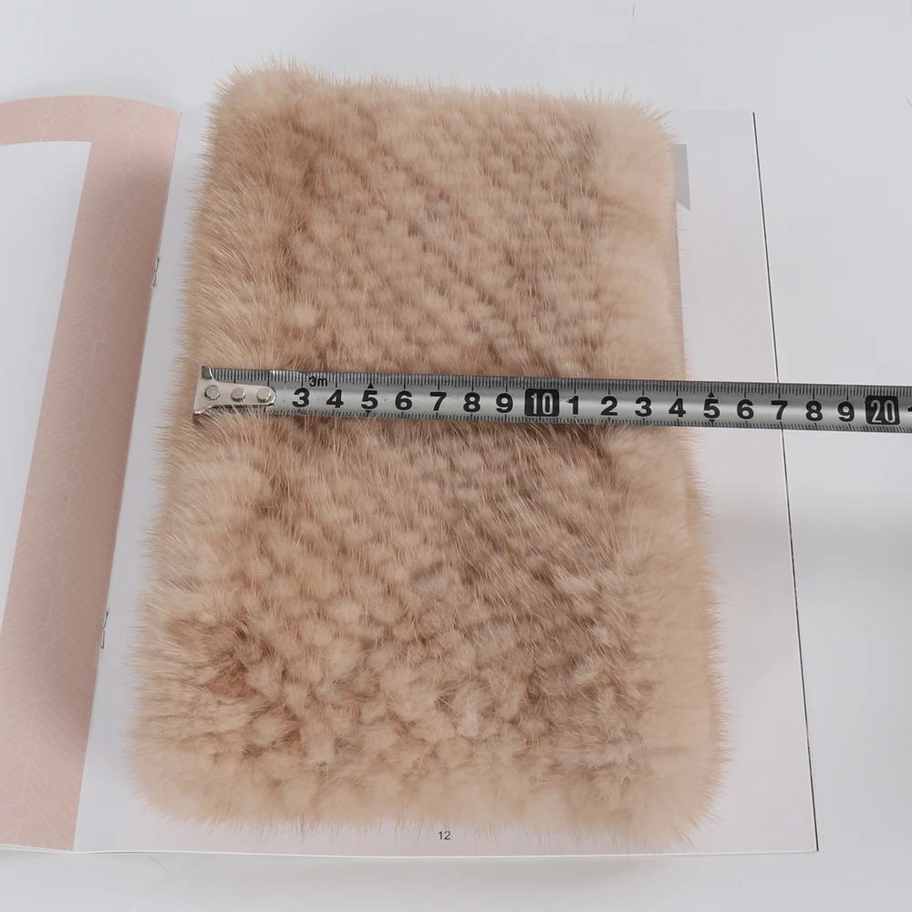 Новое поступление для женщин из натурального меха норки кольцо шарфы повязки