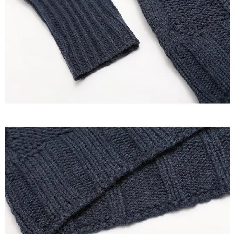 

Lusumily Autumn And Winter New Loose High Neck Sweater Women's European And American Pullover Sweater Bat Sleeve Casual Top