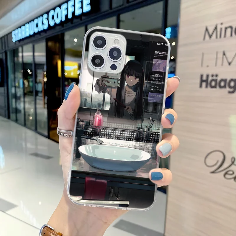 Милый мультяшный чехол униформа для телефона девушки iPhone 11 12 Pro Max XR X XS 5 5S SE 2020 7 8 6 6S