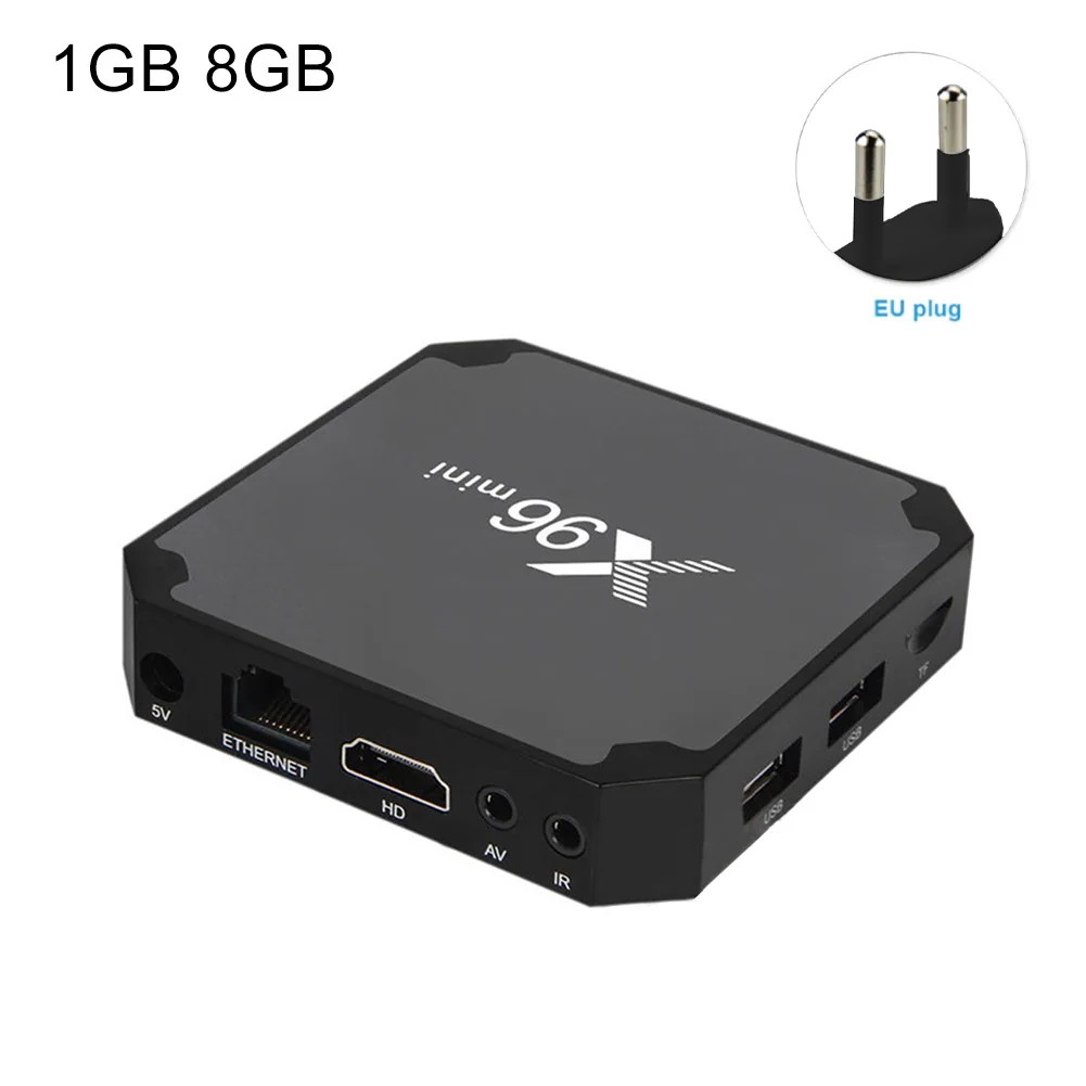 

Media Player TV Box Black Plastic Home Fast Portable Indoor 3D 4K With Remote Control H.265 S905W Quad Core For Android 9.0