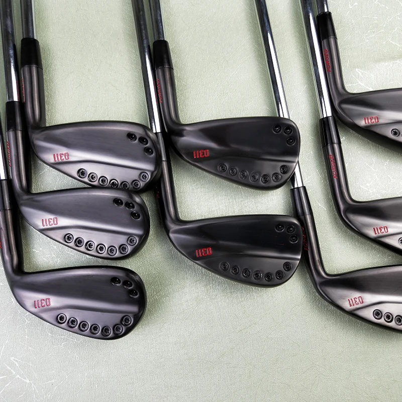 Гольф клуб 113 Черный Красный утюги для гольфа Жесткий Гибкий графитовый или
