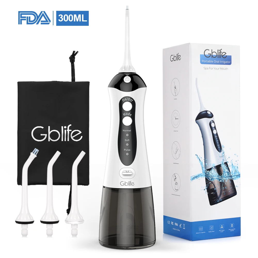 GBlife FC159 ирригатор для полости рта USB перезаряжаемая Вода Flosser переносная зубная