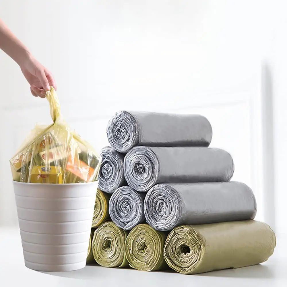 30 шт Ясный пластиковый мусорный бак мусорные мешки вкладыш портативный домашний