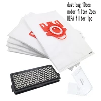 1 hepa filter 2 motor filter 10 dust bags for miele vacuum cleaner 3d gn s5000 s8000 complete c2 c3 s5 s8 sf 50