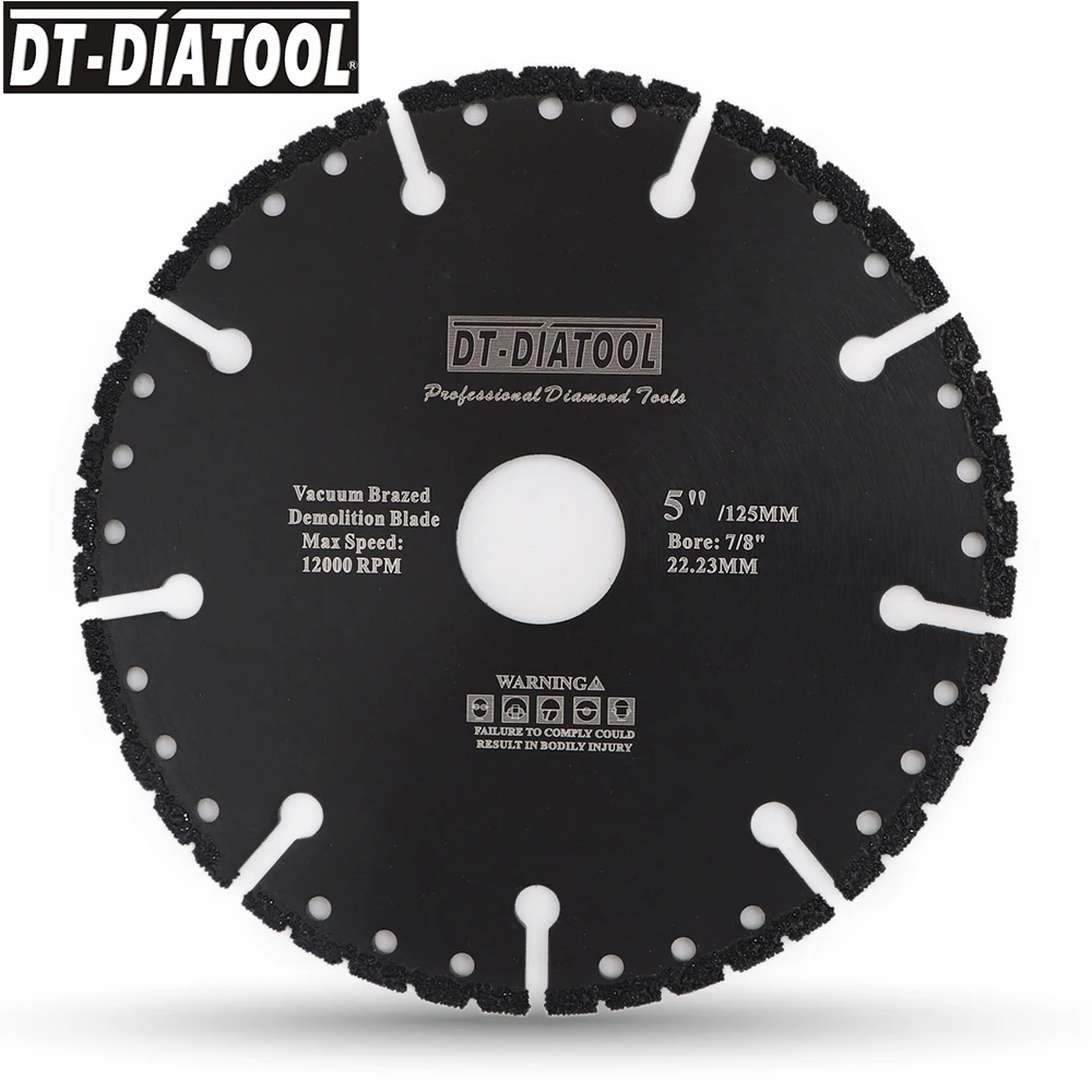 Алмазный режущий диск DT-DIATOOL, Универсальный диск для резки арматуры, алюминия, твердого гранита, из нержавеющей стали, 4,5-9 дюймов от AliExpress WW