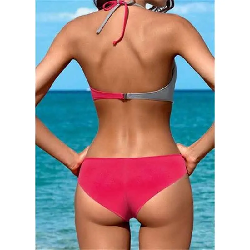 

2021 Women Sexy Bikini Set Push Up Female Swimsuit Swimwear Swim Separate Two Piece Brazilian Bathing Suit Large Plus Size XXXL