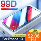 Изогнутое Полноразмерное защитное стекло 99D для iPhone 13 Pro Max 13, Защита экрана для iPhone 13 Pro Max 13 Mini, закаленное стекло