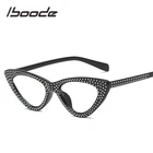 Женские сексуальные очки iboode кошачий глаз для чтения, модные пресбиопические очки с бриллиантами из смолы с диоптриями + 1,0 1,50 2,0 2,5 3,0
