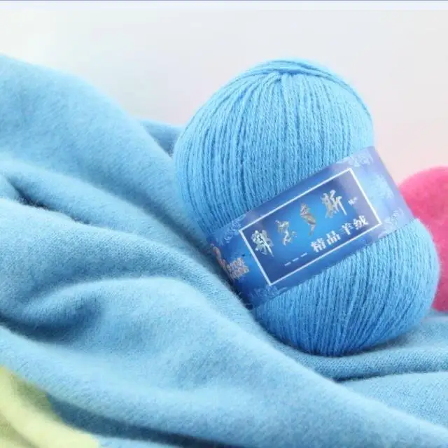 

1Pc=50g Mongolian Cashmere Hand-knitted Cashmere Yarn Wool Cashmere Yarn DIY Weave Thread for Scarves Clothes Yarn