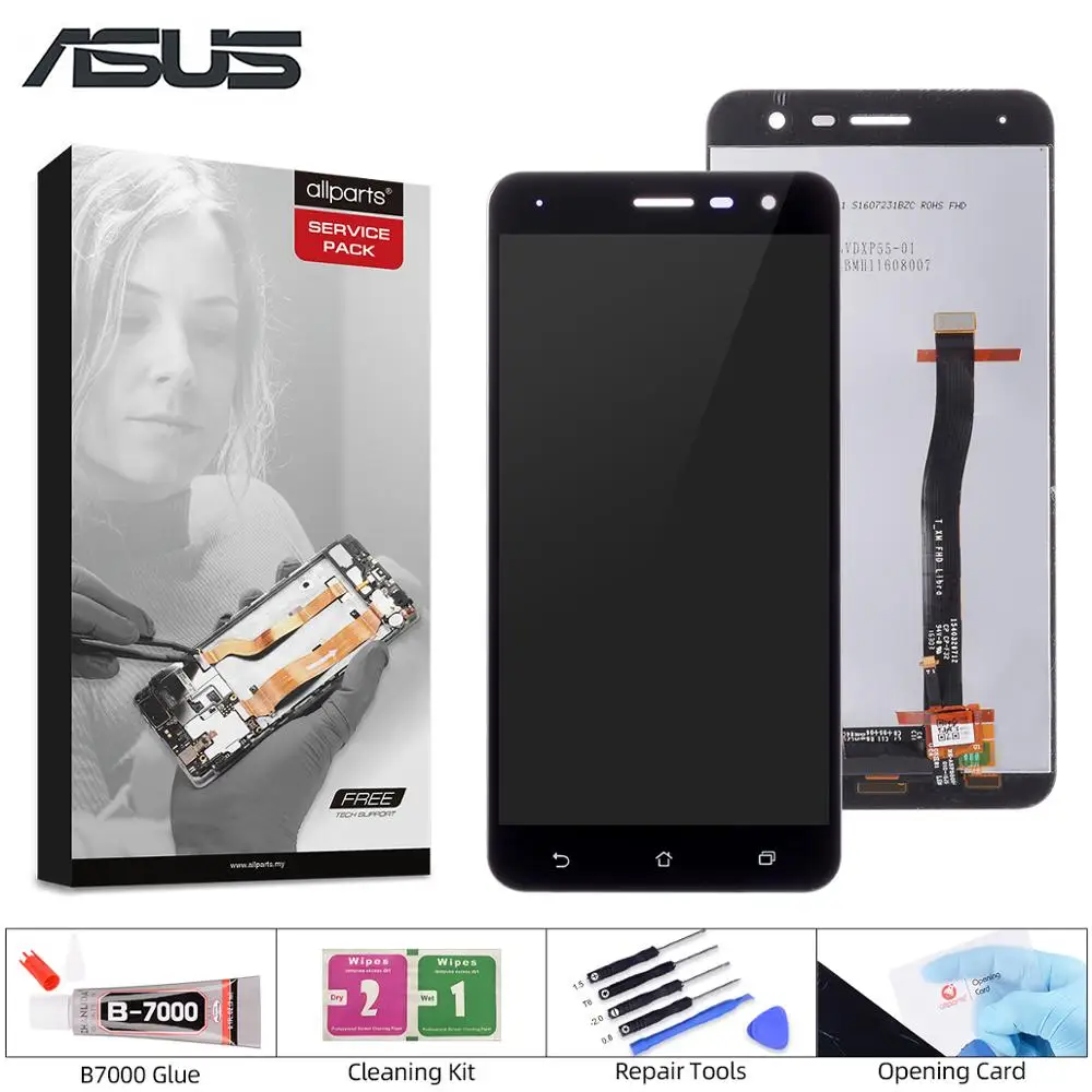Дисплей для Asus ZenFone 3 ZE552KL Z012D Z012DC Z012DA LCD в сборе с тачскрином на рамке Оригинал