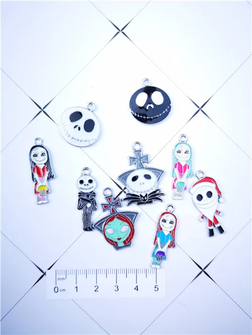 10 шт. брелок для ключей Кошмар перед Рождеством | Украшения и аксессуары