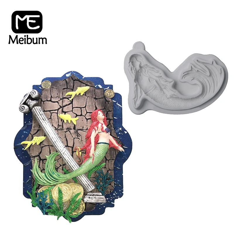 Силиконовая форма для торта русалка украшения торта|Пресс глины| |