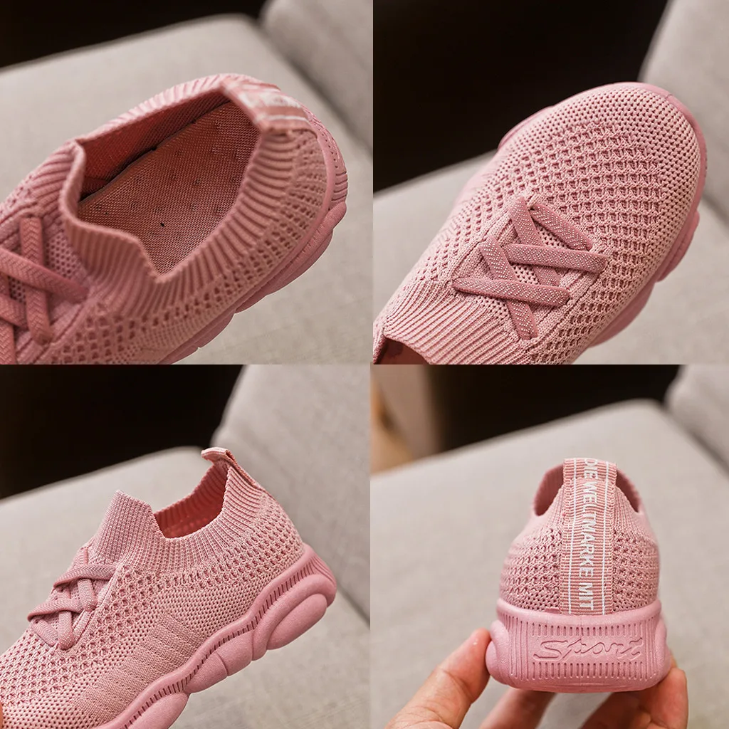 

2021 Children's shoes are not easy to slip soft rubber bottom baby sneakers casual flat sneakers shoes children's sneakers