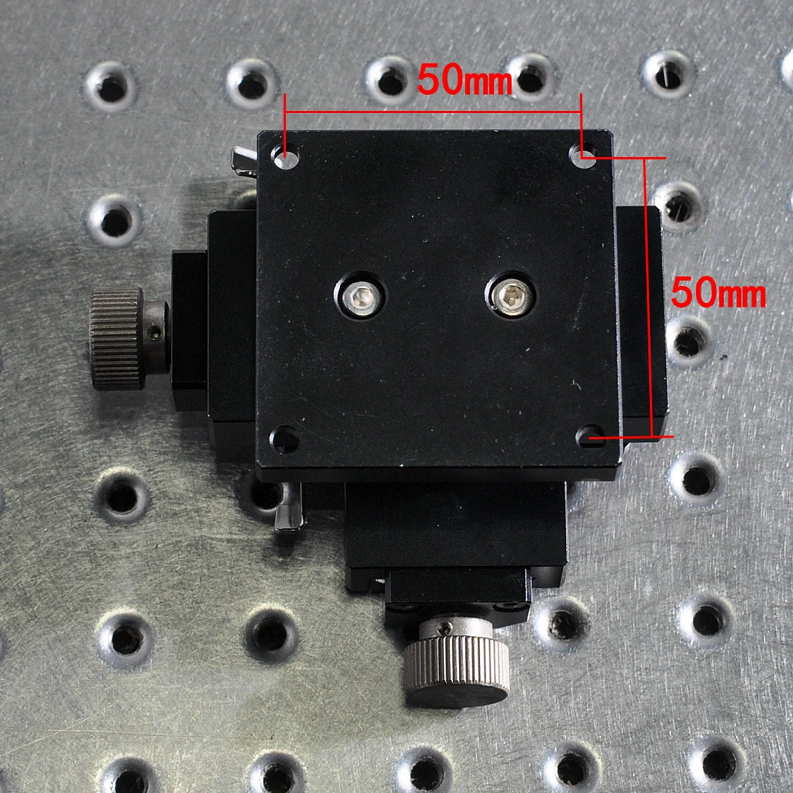

SURUGA XY axis 19*60mm manual screw type displacement adjustment table optical fine adjustment movable sliding table aluminum
